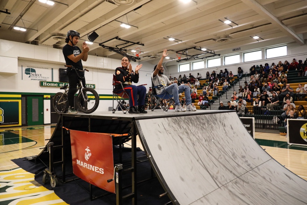 Actions Sports Association (ASA): No Hate Tour - Recruiting Station Kansas City Hoover High School