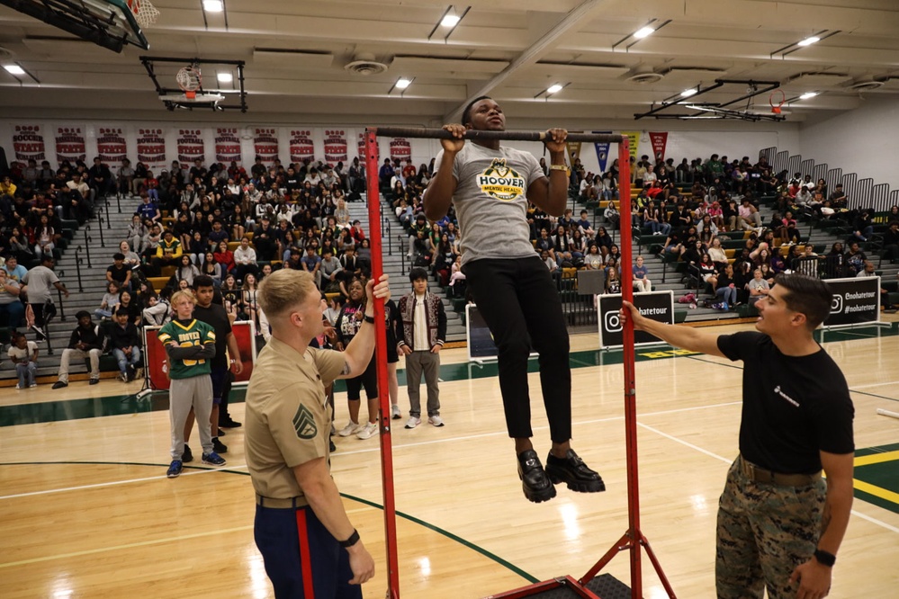 Actions Sports Association (ASA): No Hate Tour - Recruiting Station Kansas City Hoover High School