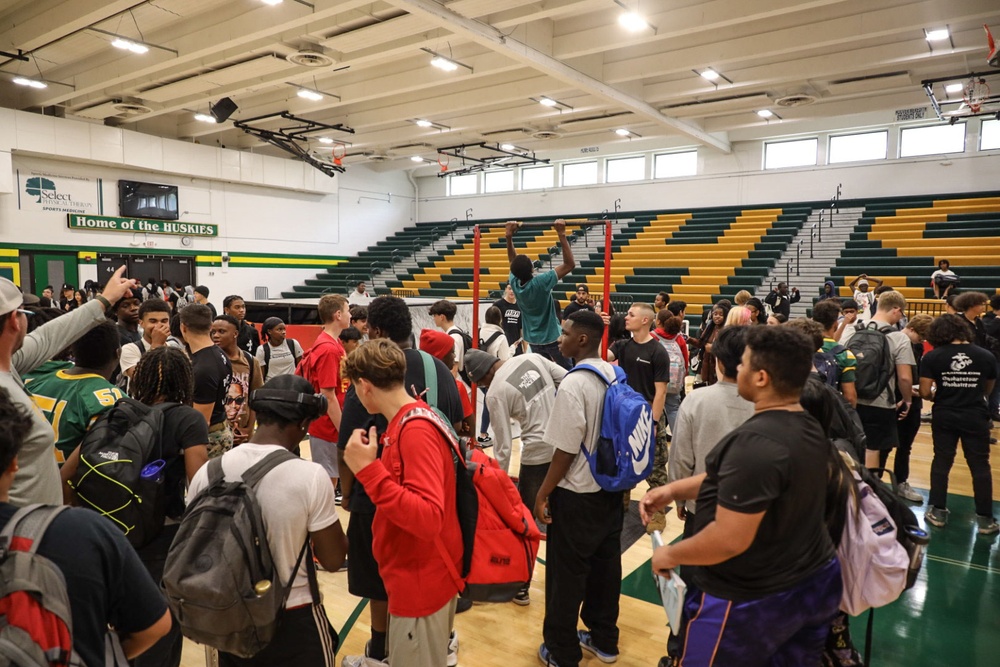 Actions Sports Association (ASA): No Hate Tour - Recruiting Station Kansas City Hoover High School