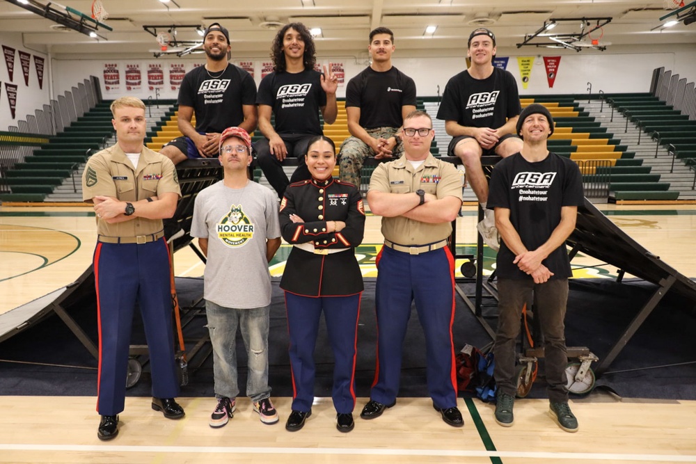 Actions Sports Association (ASA): No Hate Tour - Recruiting Station Kansas City Hoover High School