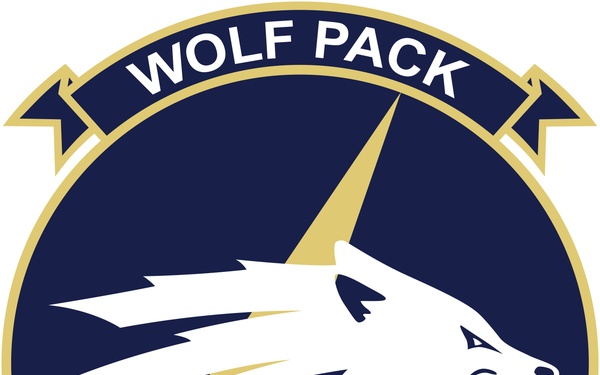 HSM-75, Wolf Pack, Logo Seal Patch.