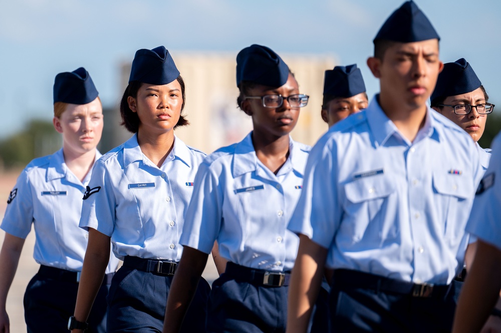 U.S. Air Force Basic Military Training Coin &amp; Retreat Ceremony