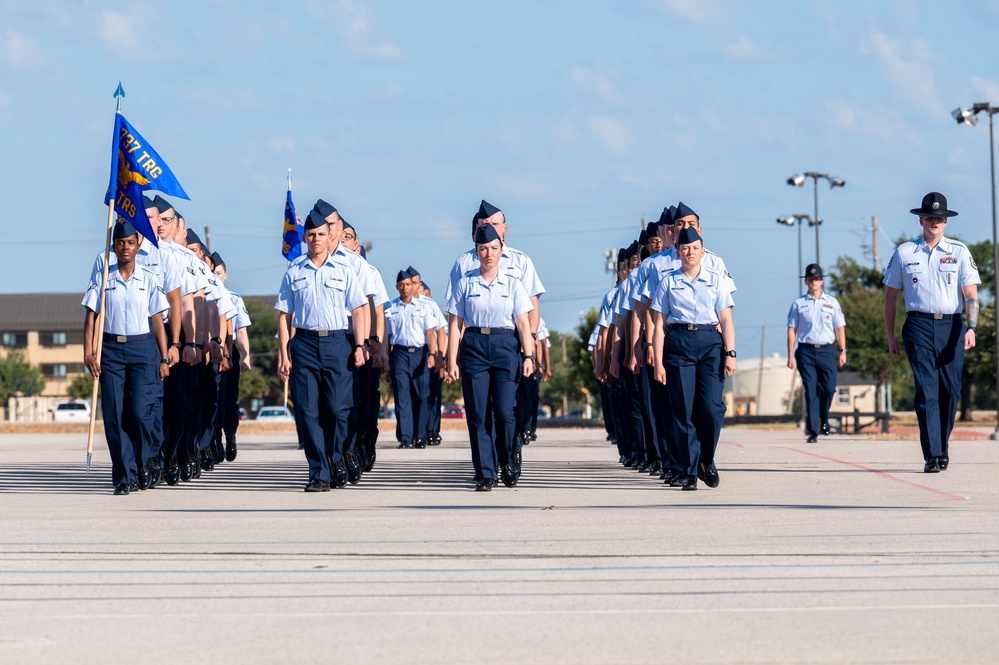 U.S. Air Force Basic Military Training Coin &amp; Retreat Ceremony