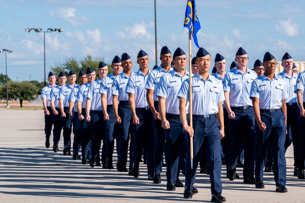 U.S. Air Force Basic Military Training Coin &amp; Retreat Ceremony