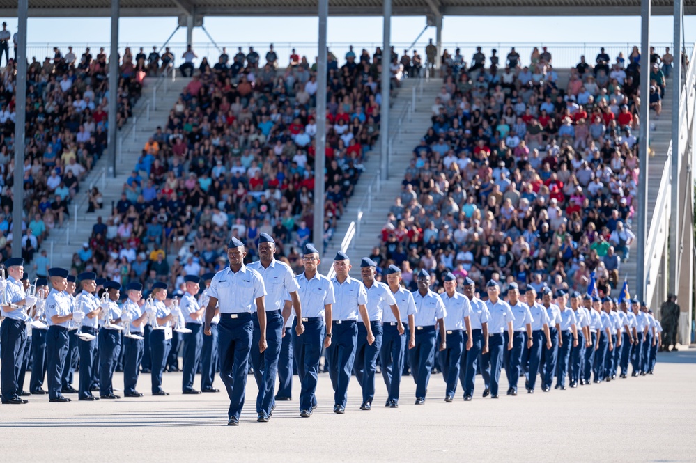 U.S. Air Force Basic Military Training Coin &amp; Retreat Ceremony