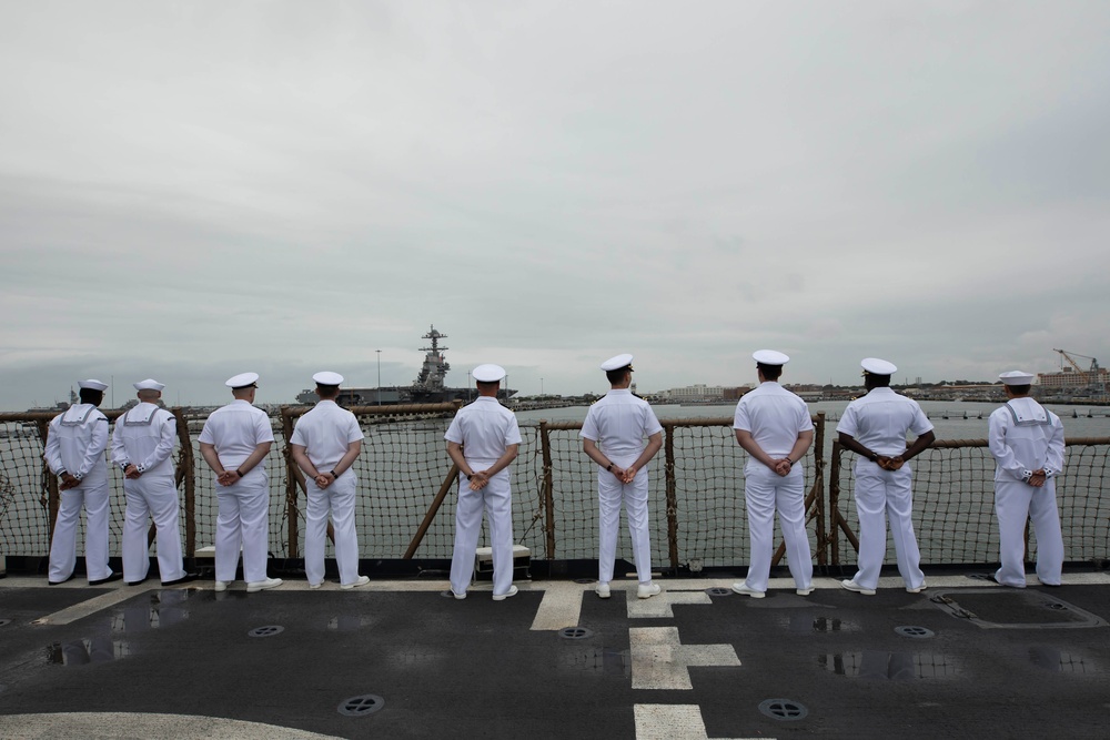 USS Gettysburg Departs Norfolk for Regularly Scheduled Deployment