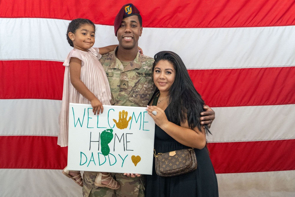82nd CAB Welcome back from Deployment Ceremony