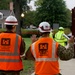 From Planning to Practice: Officials Observe Critical Levee Installation