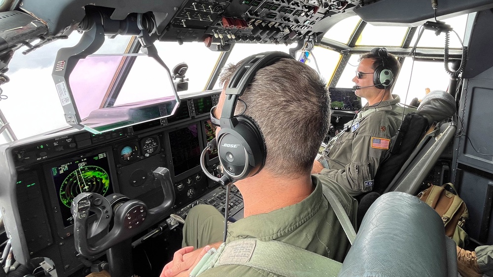 AF Reserve Hurricane Hunters fly Hurricane Helene