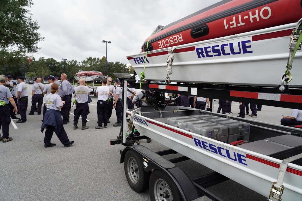 FEMA Urban Search &amp; Rescue Teams Prepare to Support for the Hurricane Helene Response