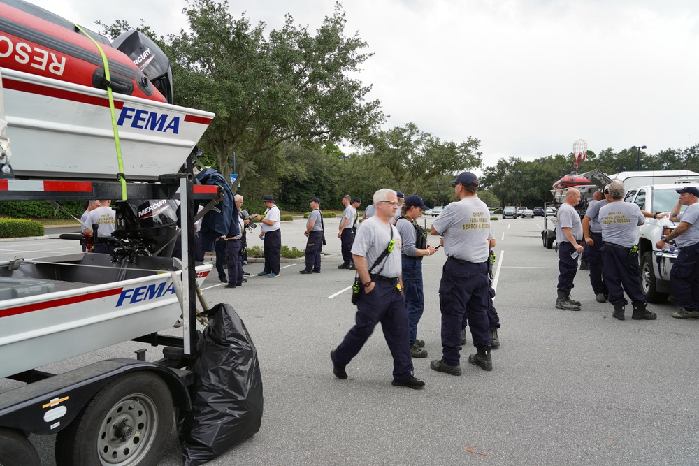 FEMA Urban Search &amp; Rescue Teams Prepare to Support for the Hurricane Helene Response