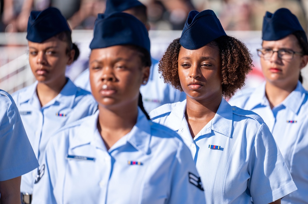 Basic Military Training Coin &amp; Retreat Ceremony