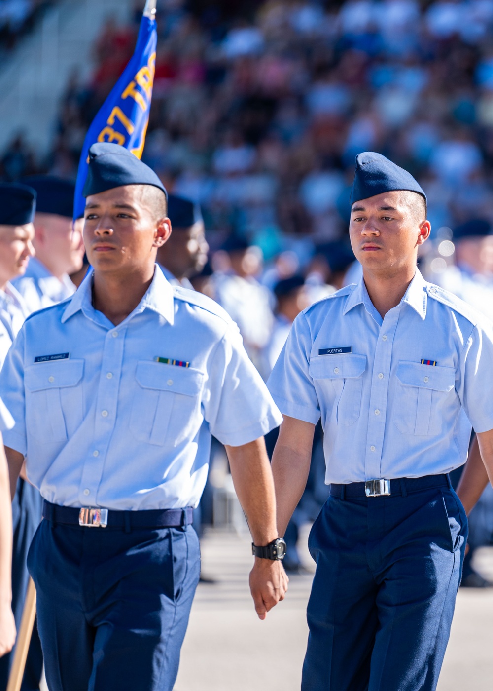 U.S. Air Force Basic Military Training Coin &amp; Retreat Ceremony