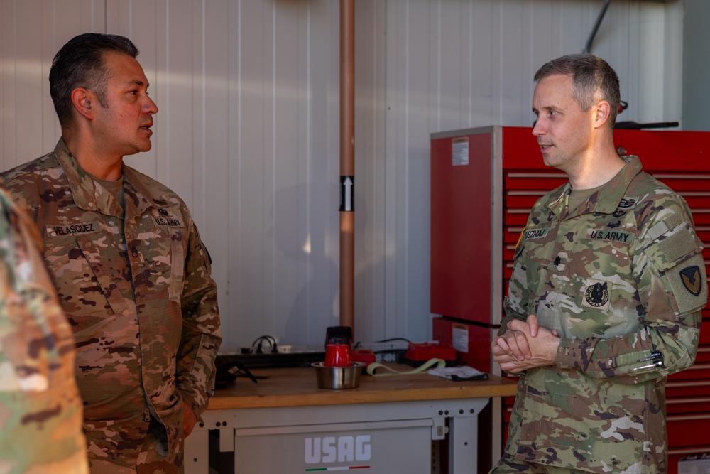 U.S. Army Garrison Black Sea Commander Visits Novo Selo Training Area