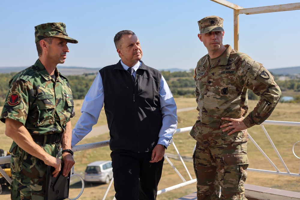 U.S. Army Garrison Black Sea Commander Visits Novo Selo Training Area