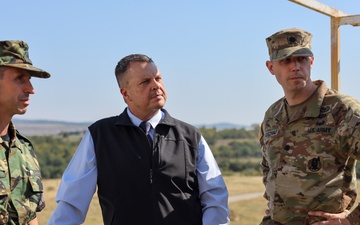 U.S. Army Garrison Black Sea Commander Visits Novo Selo Training Area