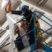 USS Ronald Reagan (CVN 76) Sailors prepare for a counter-measure washdown