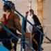 USS Ronald Reagan (CVN 76) Sailors prepare for a counter-measure washdown