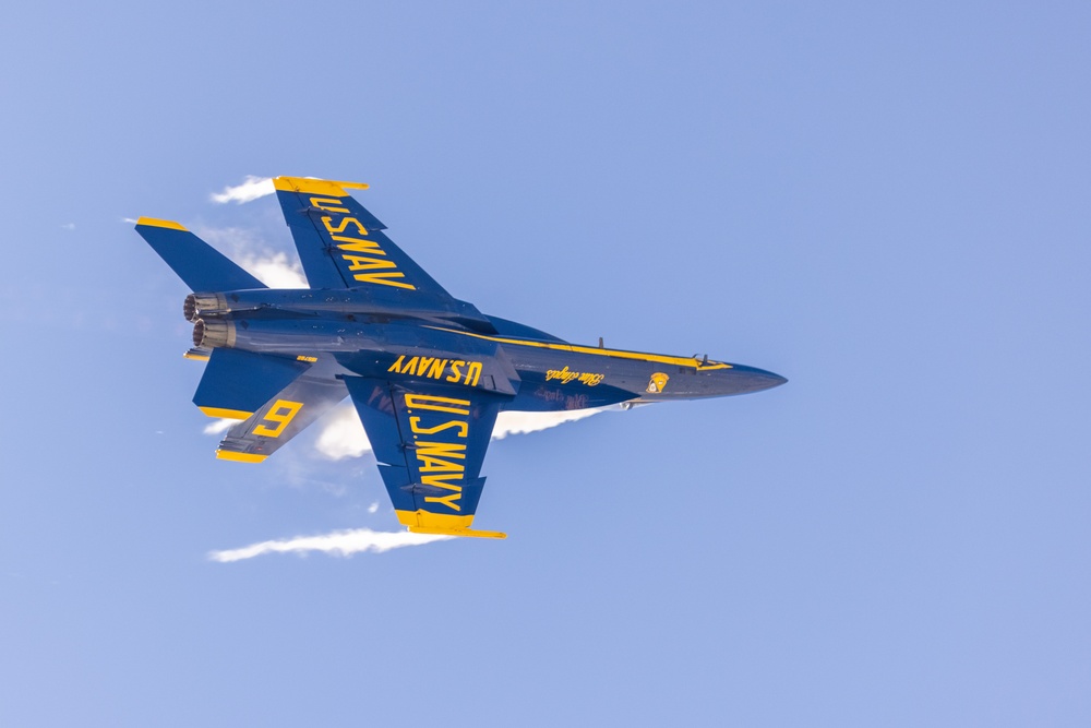 2024 America's Airshow Practice: U.S. Navy Blue Angels