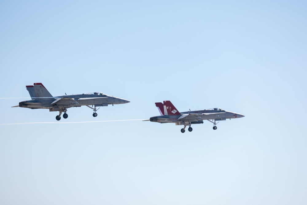 2024 America's Airshow Practice: MAGTF Demo