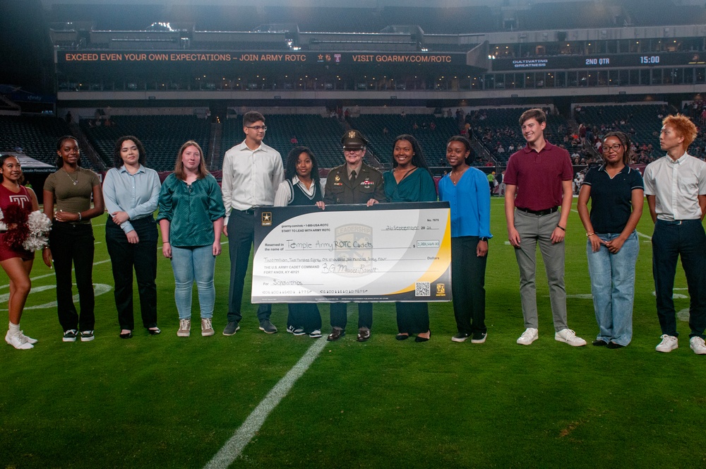 U.S. Army Reserve awards millions in Minuteman Scholarships to Temple ROTC students