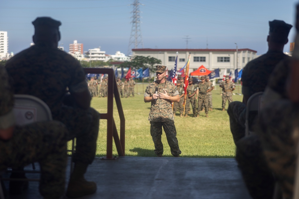 Marine Wing Headquarters Squadron 1 holds change of command, retirement ceremony