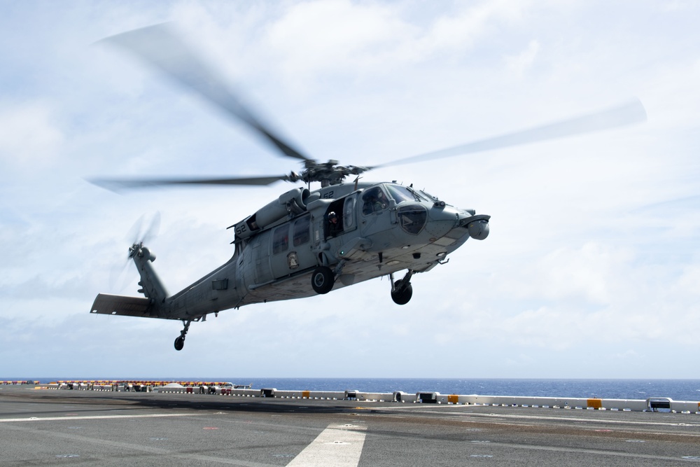 Boxer Conducts Flight Deck Operations