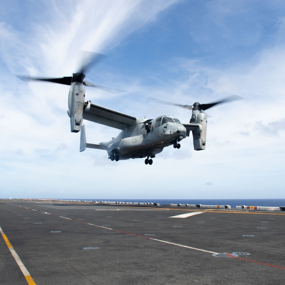 Boxer Conducts Flight Deck Operations