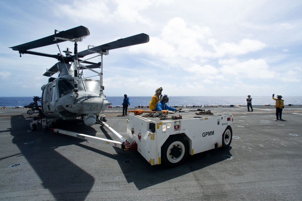 Boxer Conducts Flight Deck Operations