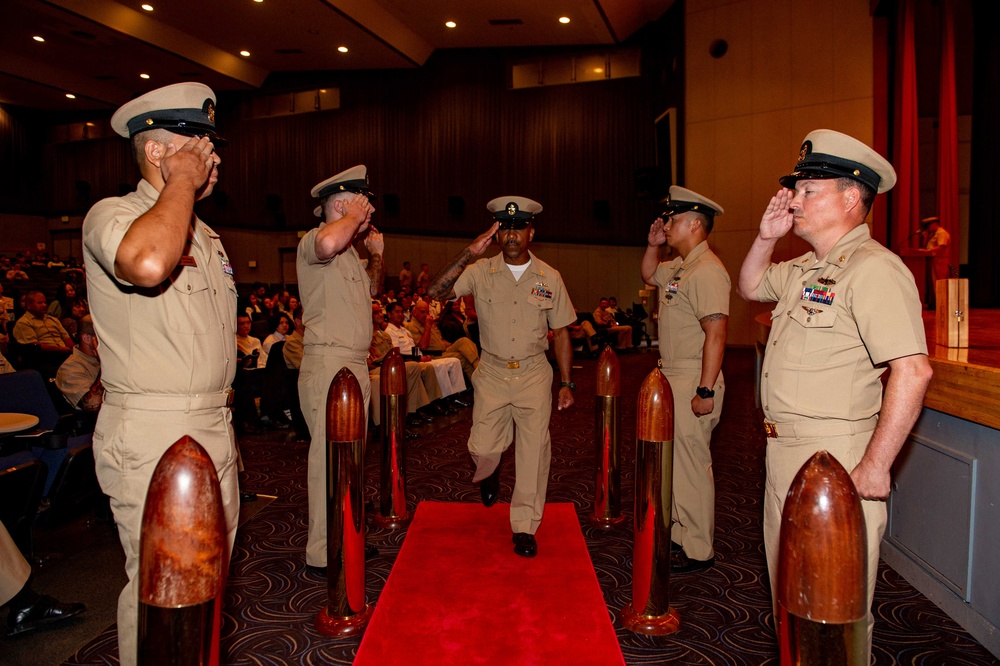 USS BLUE RIDGE AND 7TH FLEET CHIEF PINNING