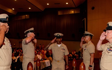 USS BLUE RIDGE AND 7TH FLEET CHIEF PINNING