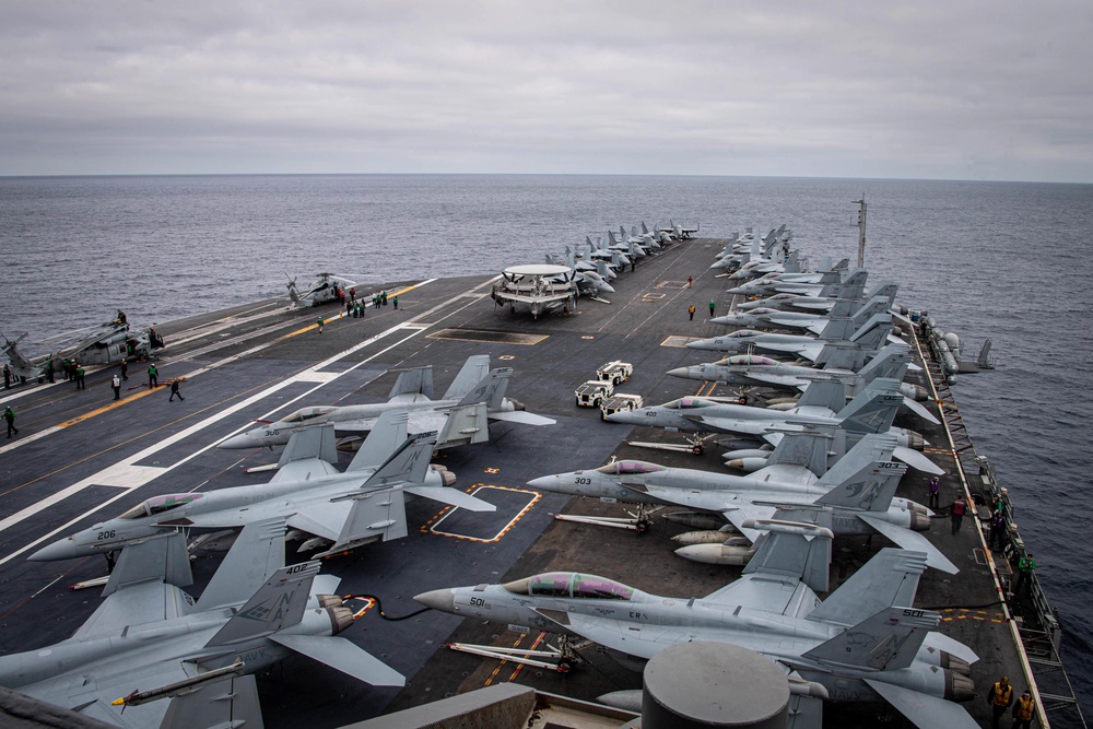 Nimitz Prepares for Flight Operations