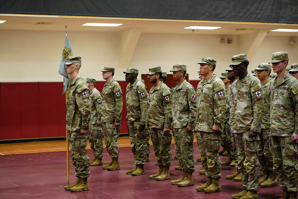 125th D. Company Activation ceremony