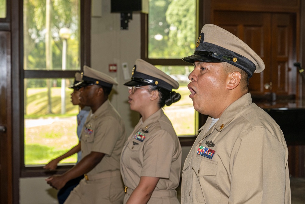 Singapore Holds Chief Pinning Ceremony, Sept. 27, 2024