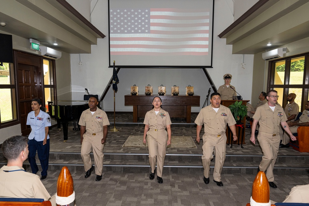 Singapore Holds Chief Pinning Ceremony, Sept. 27, 2024