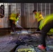 Paving the way: 374 CES makes nighttime road repairs