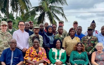 Defense Institute for Medical Operations, Michigan Air National Guard bring disaster planning course to Liberia