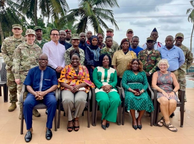 Defense Institute for Medical Operations, Michigan Air National Guard bring disaster planning course to Liberia