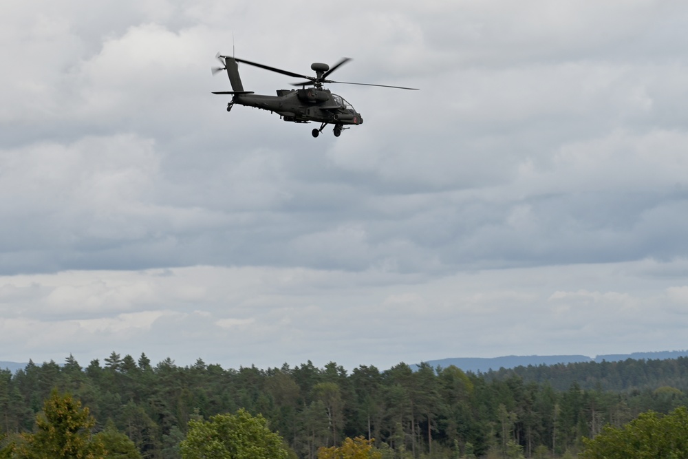 12CAB flight missions at Grafenwoehr