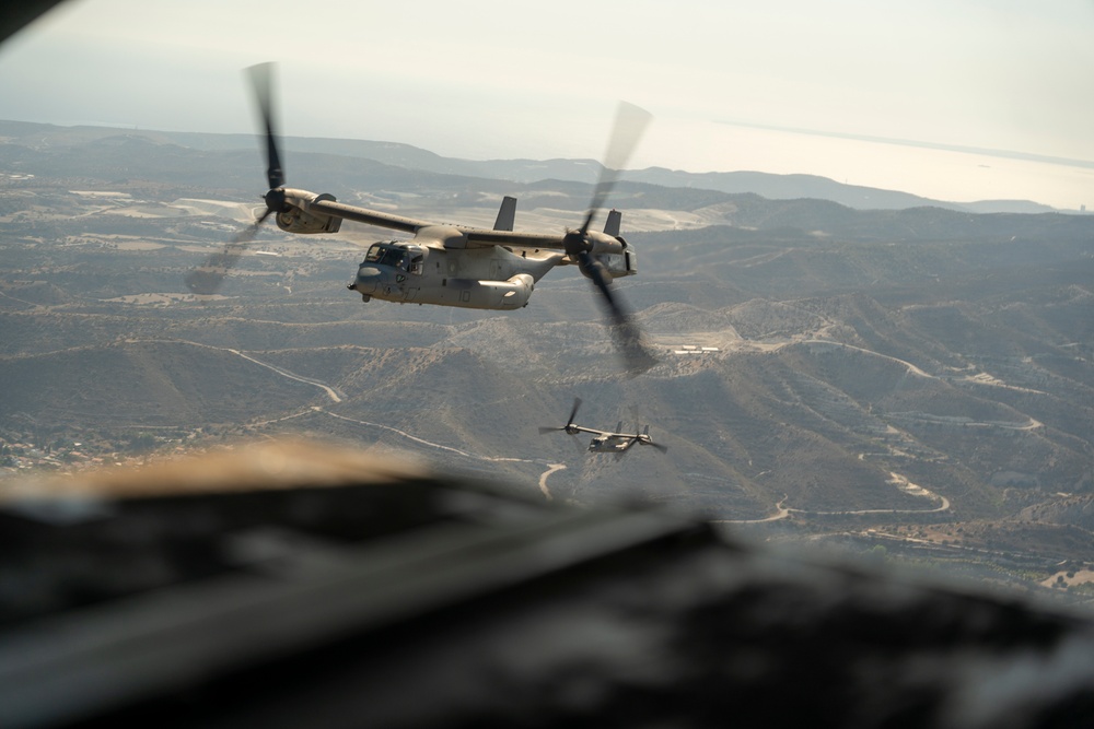 VMM-365 (REIN), 24th MEU (SOC) Flight Operations in Cyprus