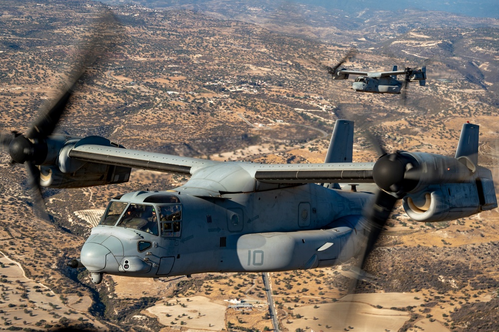 VMM-365 (REIN), 24th MEU (SOC) Flight Operations in Cyprus