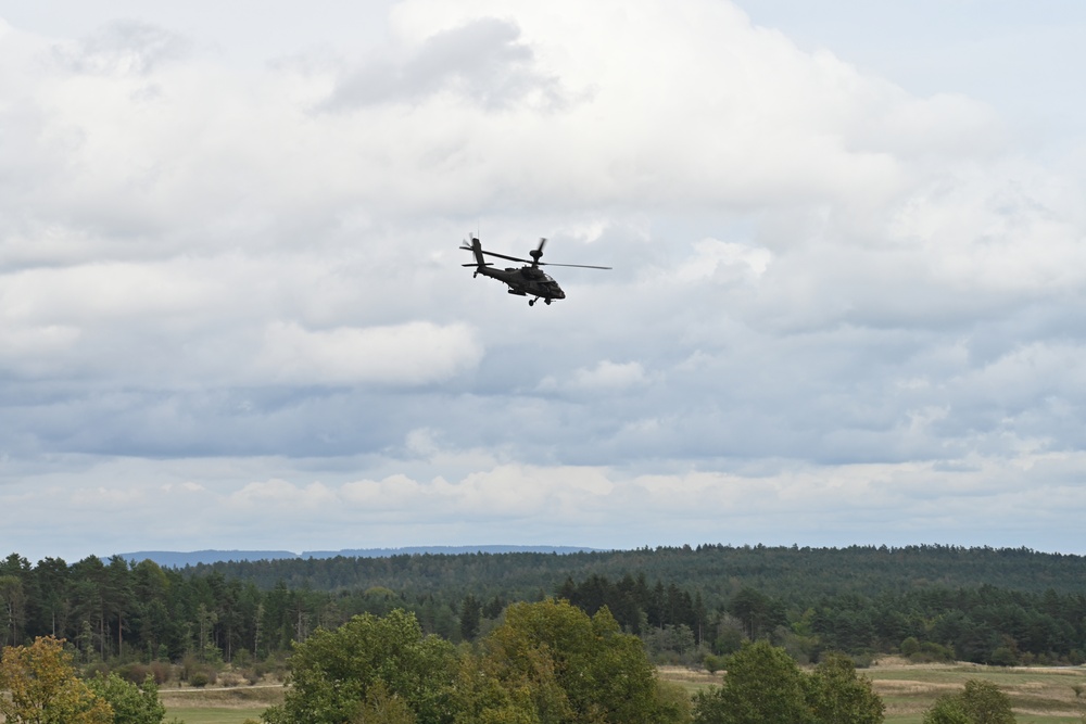 12CAB flight missions at Grafenwoehr