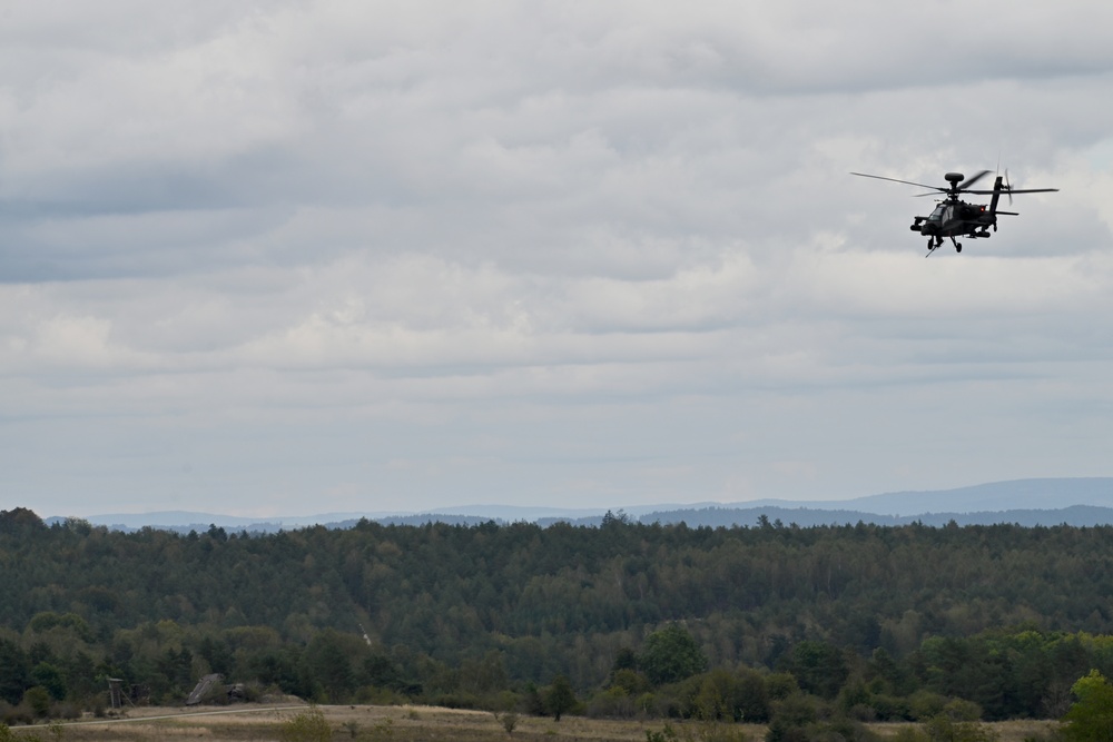 12CAB flight missions at Grafenwoehr