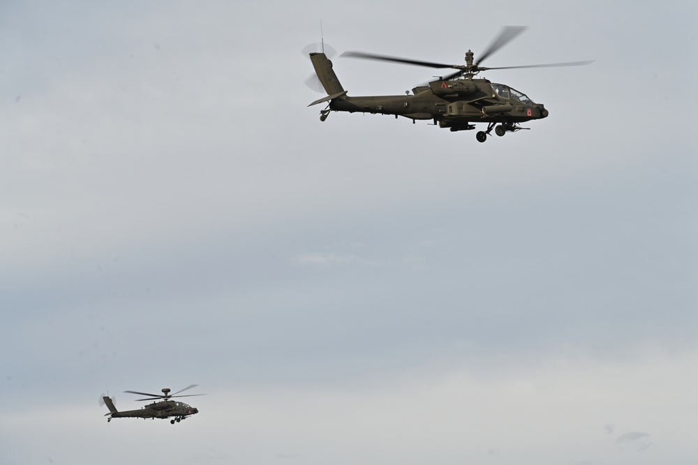 12CAB flight missions at Grafenwoehr Training Area