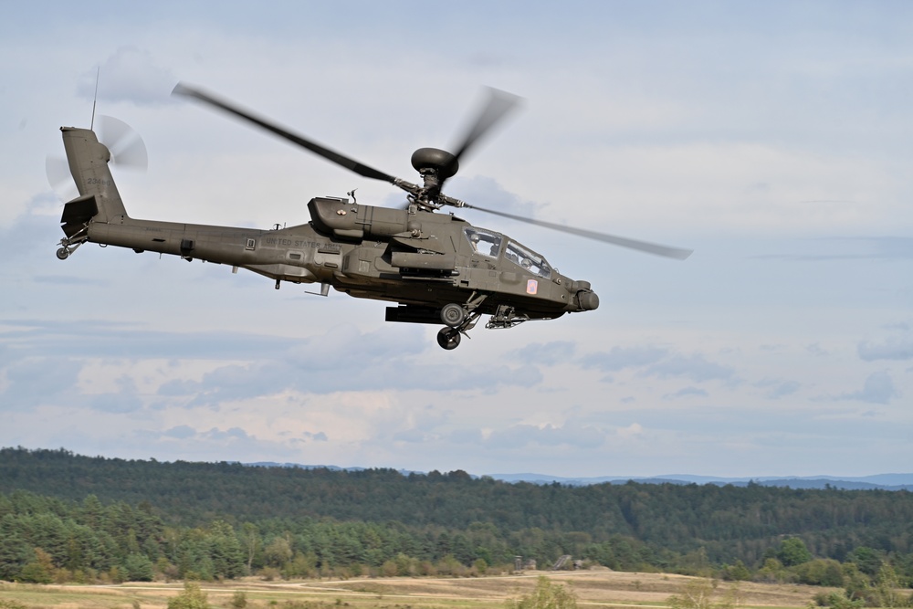 12CAB flight missions at Grafenwoehr Training Area