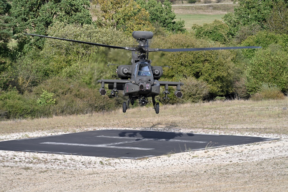 12CAB flight missions at Grafenwoehr Training Area