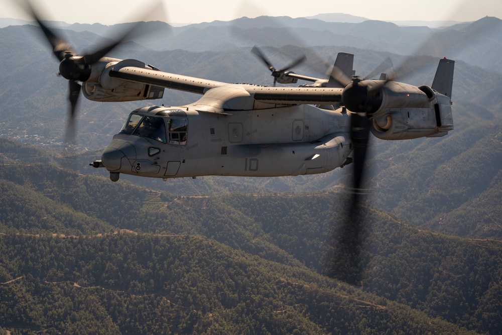 VMM-365 (REIN), 24th MEU (SOC) Flight Operations in Cyprus