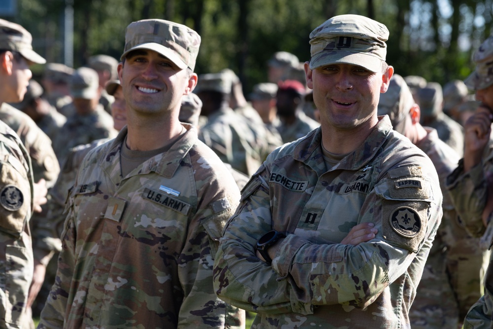 2nd Cavalry Regiment E2B Testing: Pinning Ceremony