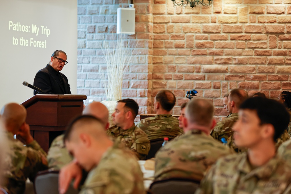 Retired JAG Lieutenant Colonel Shares Powerful Story of Survival and Hope in Suicide Awareness Presentation