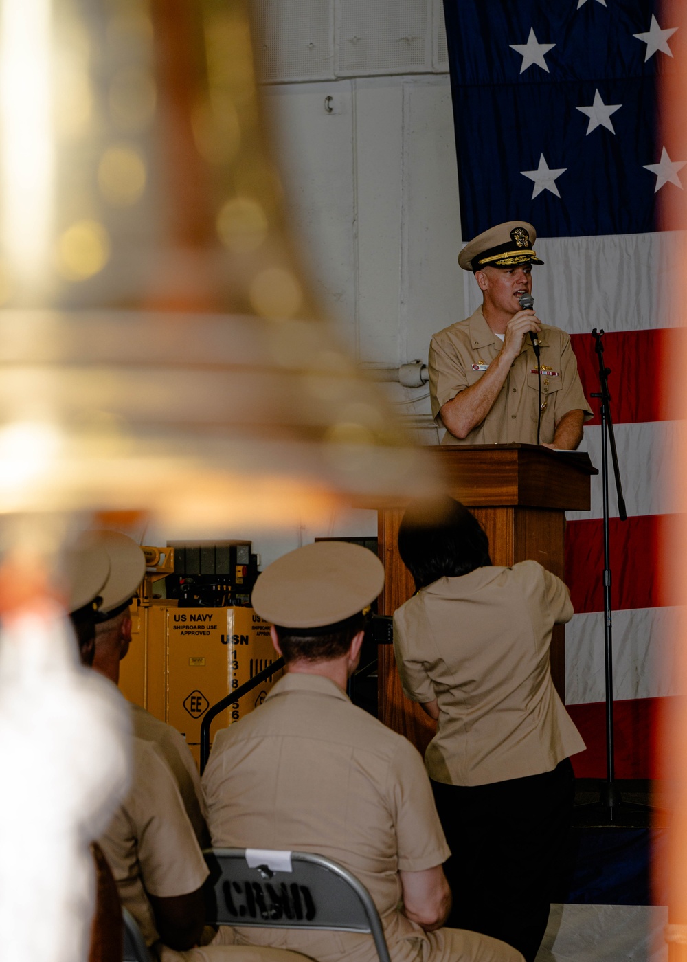 Theodore Roosevelt Chief Pinning